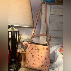 Coach Town Bucket Bag With Mystical Floral Print